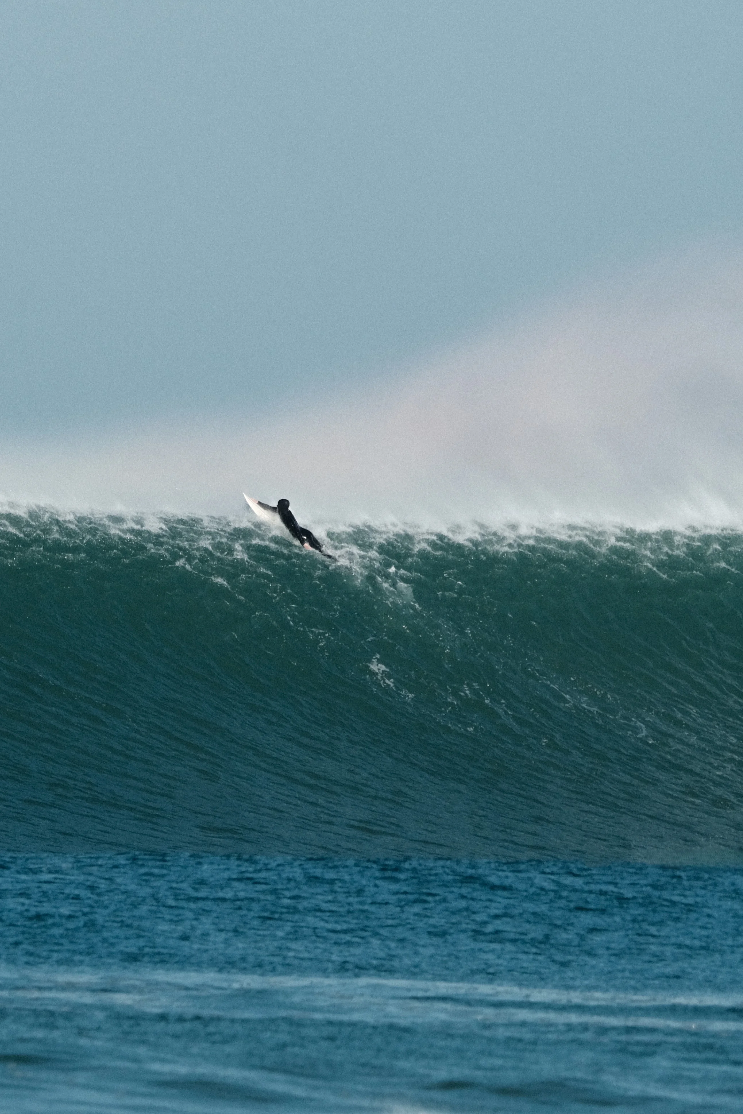Surfer riding a wave at La Nord, Hossegor